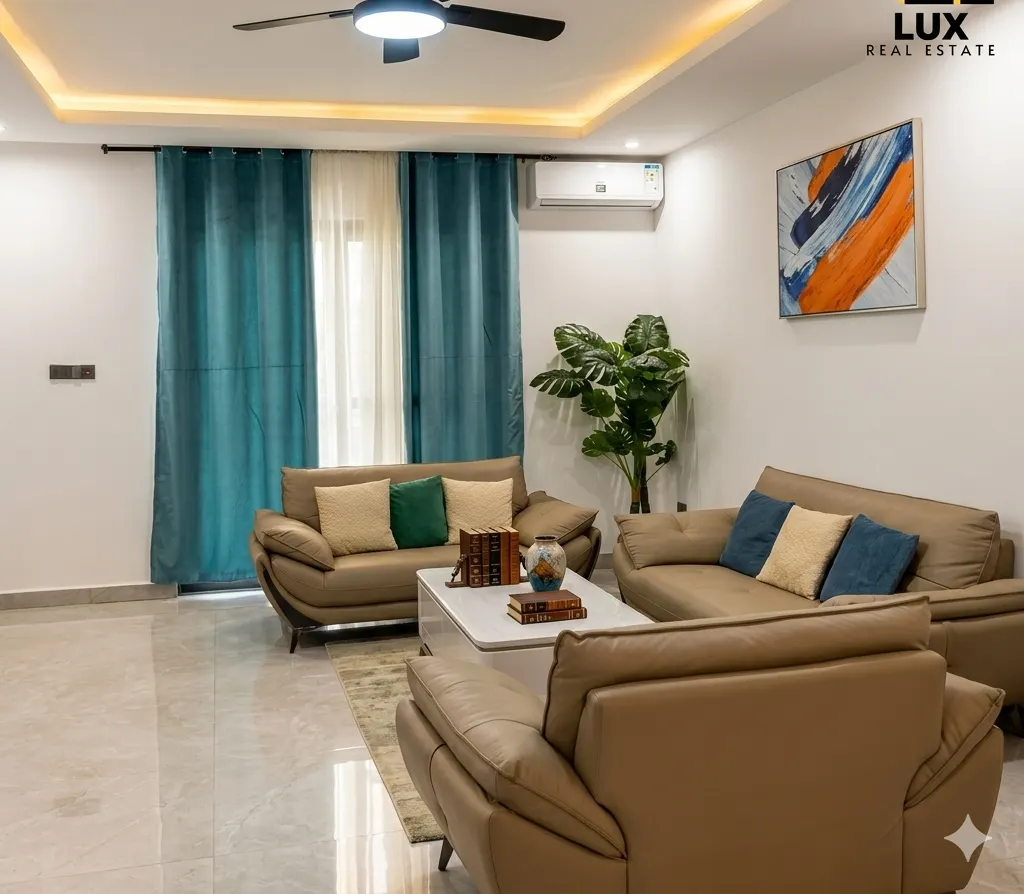 Furnished living room