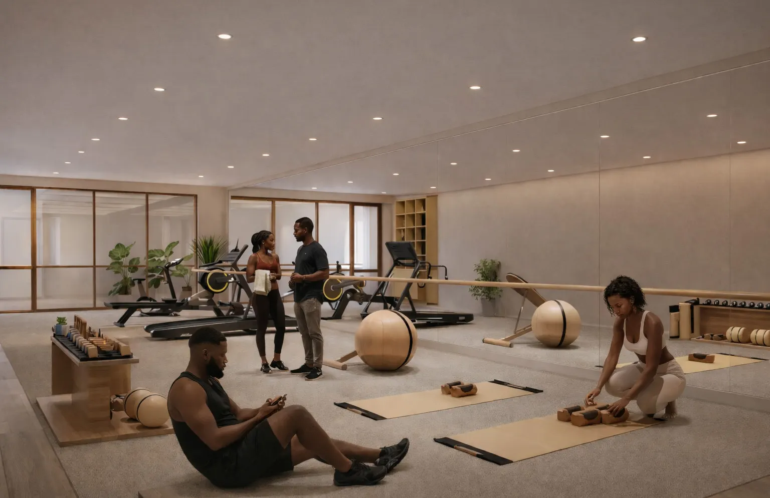 Resident gym